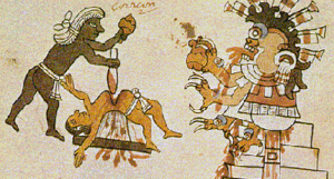 pengorbanan manusia suku aztek