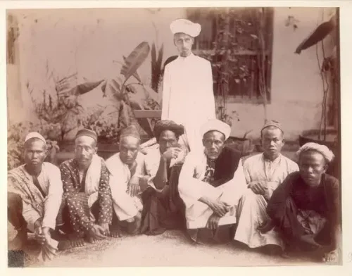 Portrait of hajj pilgrims from Banten