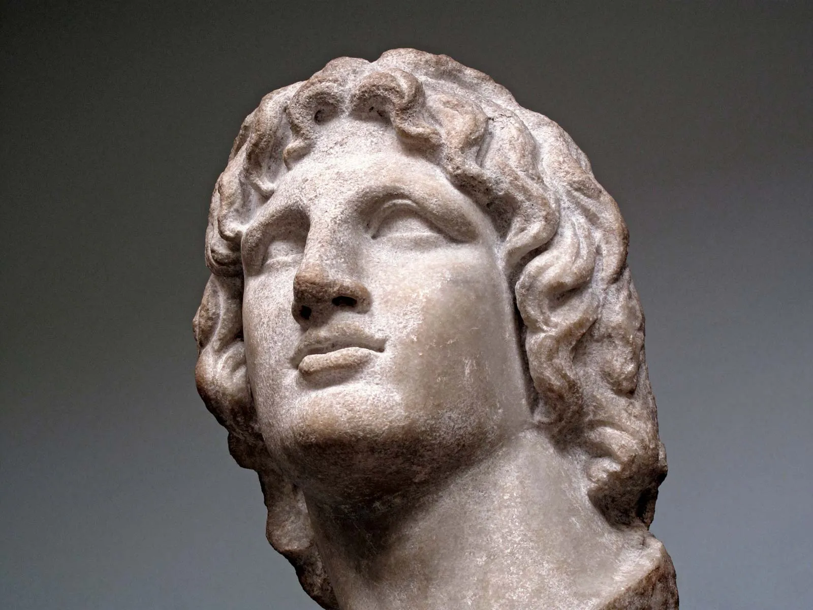 Alexander the Great marble bust British Museum