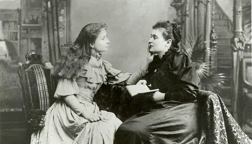 Helen Keller dan Anne Sullivan 1