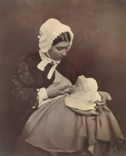 Paul Nadar At The Breast Of His Wet Nurse